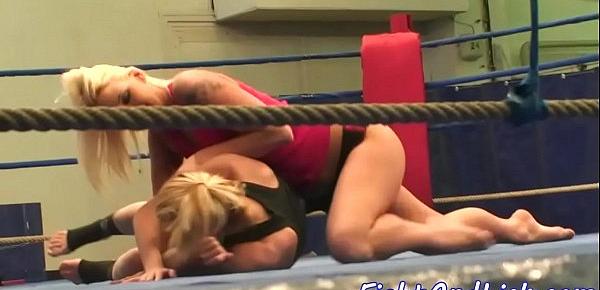  Glam babes wrestling and fighting
